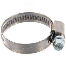 Хомут червячный 50-70/9 W2 нержавеющая сталь 1Л 50-70-7 Н ГОСТ 28191-89