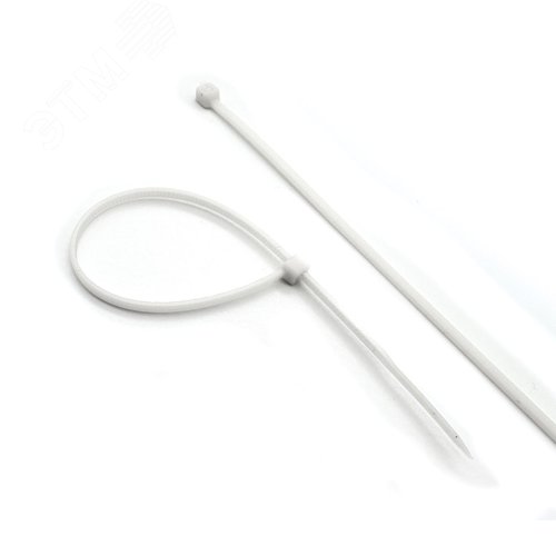 Хомут-стяжки ленточные 4x300 (3,6x300) бел