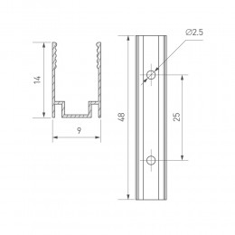 Экран SL-KANT-H16-3000 ROUND OPAL