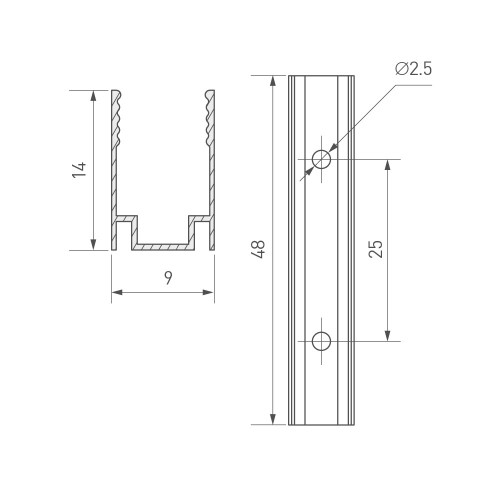 Экран SL-KANT-H16-3000 ROUND OPAL