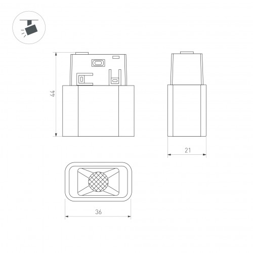Блок питания ARS-150-24 (24V, 6.25A, 150W) (ARL, IP20 Сетка, 2 года)