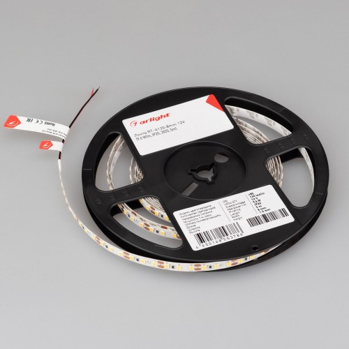 Лента светодиодная 9,6 Вт/м 12В IP20 4000K 120LED/м RT/RTW-A120-8-11mm SMD 2835 5 м