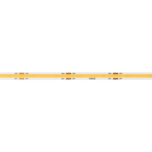 Лента светодиодная 8 Вт/м 24В IP20 4000K 320LED/м COB-X320-8mm CSP 5 м