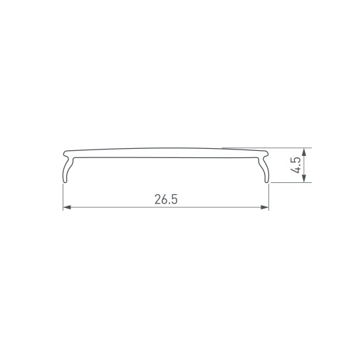 Блок питания ARV-DR100-24 (24V, 4.2A, 100W) (ARL, IP20 DIN-рейка)