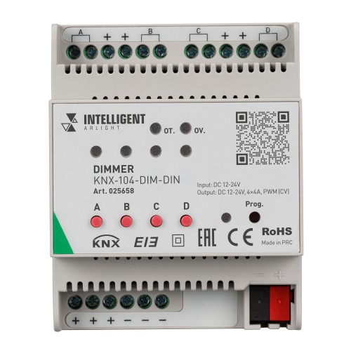 Блок питания ARV-DR60-12 (12V, 5A, 60W) ( IP20 DIN-рейка)