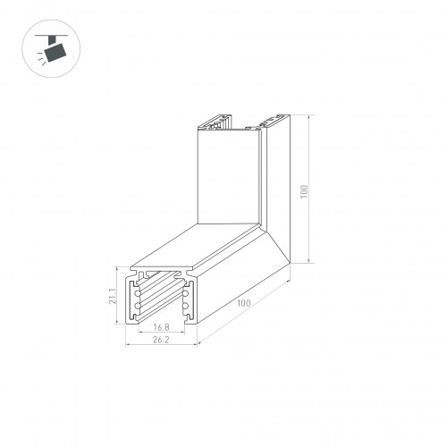 Блок питания ARS-35-24 (24V, 1.5A, 35W) (ARL, IP20 Сетка, 2 года)