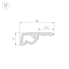 Экран SL-KANT-H16-3000 ROUND OPAL