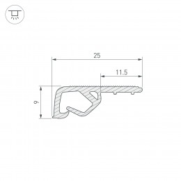 Экран SL-KANT-H16-3000 ROUND OPAL