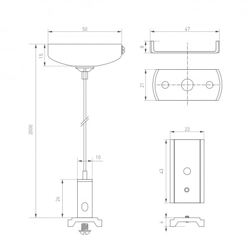 Экран SL-KANT-H16 ROUND OPAL (ARL, Пластик)