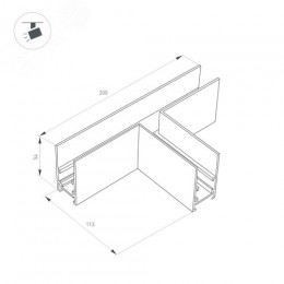 Экран матовый для PDS, MIC (ARL, Пластик)