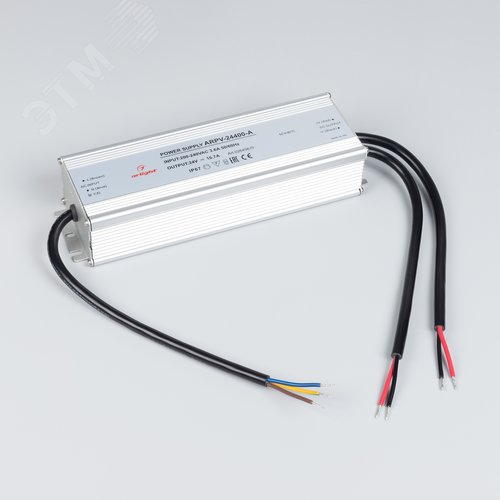 Блок питания ARPV-24400-A (24V, 16.7A, 400W) (ARL, IP67 Металл, 3 года)