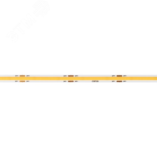 Лента светодиодная 8 Вт/м 24В IP20 4000K 320LED/м COB-X320-8mm CSP 5 м