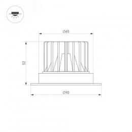 Блок питания ARS-100-24 (24V, 4.2A, 100W) (ARL, IP20 Сетка, 2 года)