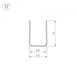 Экран SL-W17-2000 OPAL (ARL, Пластик)