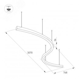 Блок питания ARV-DR30-24 (24V, 1.25A, 30W) (ARL, IP20 DIN-рейка)