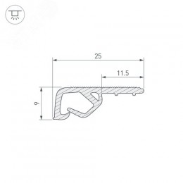 Экран SL-KANT-H16-3000 ROUND OPAL