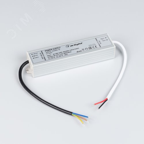 Блок питания ARPV-24080-B (24V, 3.3A, 80W) (ARL, IP67 Металл, 3 года)