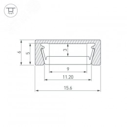 Профиль MIC-M-2000 (ARL, алюминий)