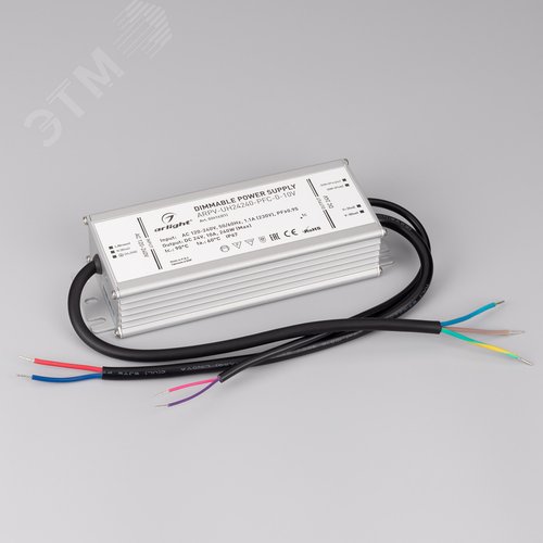 Блок питания ARV-DR60-24 (24V, 2.5A, 60W) (ARL, IP20 DIN-рейка)