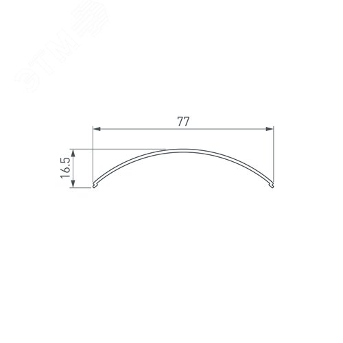 Экран SL-KANT-H16 ROUND OPAL (ARL, Пластик)