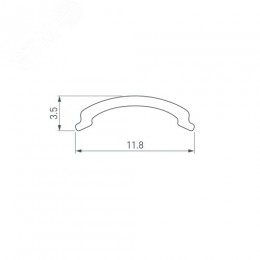 Блок питания ARV-DR15-24 (24V, 0.63A, 15W) (ARL, IP20 DIN-рейка)