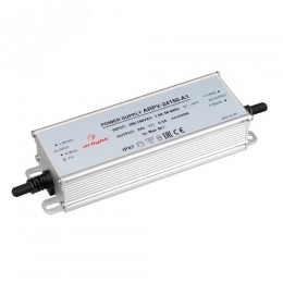 Блок питания ARPV-24150-A1 (24V, 6.25A, 150W) (IP67 металл, 3 года)