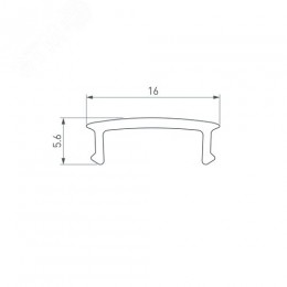 Блок питания ARV-DR15-24 (24V, 0.63A, 15W) (ARL, IP20 DIN-рейка)