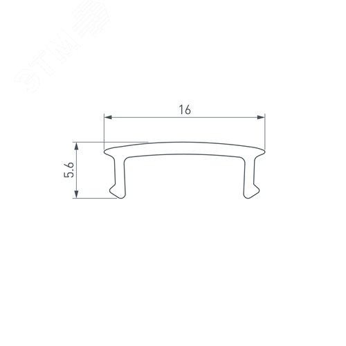 Блок питания ARV-DR15-24 (24V, 0.63A, 15W) (ARL, IP20 DIN-рейка)