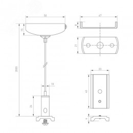 Экран SL-KANT-H16 ROUND OPAL (ARL, Пластик)
