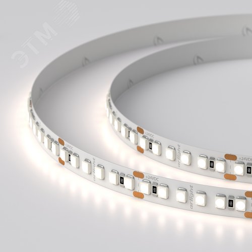 Лента светодиодная 14,4 Вт/м 24В IP20 4000K 180LED/м RT-A180-8mm SMD 3528 5 м