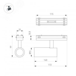 Блок питания ARS-60-12 (12V, 5A, 60W) (ARL, IP20 Сетка, 2 года)