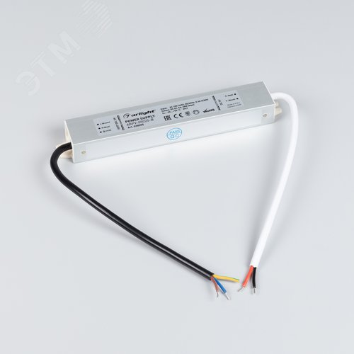 Блок питания ARV-DR15-24 (24V, 0.63A, 15W) (ARL, IP20 DIN-рейка)