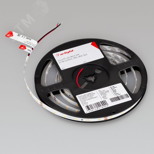 Лента светодиодная 4,8 Вт/м 24В IP20 4000K 60LED/м RT/RTW-A60-8-11mm SMD 2835 5 м