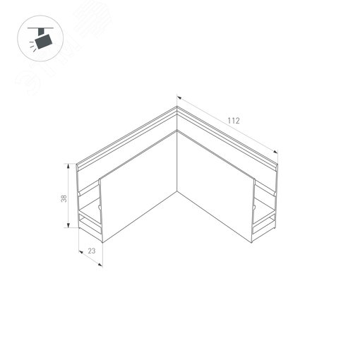 Экран SL-W17-2000 OPAL (ARL, Пластик)