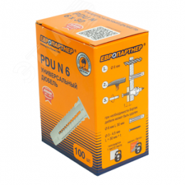 Дюбель универсальный нейлоновый PDU N 6х30мм (100шт)