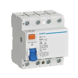 Выключатель дифференциального тока NL1-63 4P 25А 30мА 6кА тип AC (DB) (R)