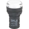 Индикатор ND16-22DS/4C белый, компактный, встроенный конденсатор, IP65 АС230В (R)