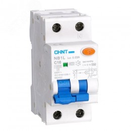Автомат дифференциальный NB1L 1P+N C10 30мА тип AC 10кА (36mm) (R)