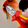 Бокорезы VDE 1000V резка - мягкая проволока 4мм проволока средней твердости 3мм твердая проволока 2мм L=160мм 62HRC диэлкектрические хромированные двухкомпонентные рукоятки
