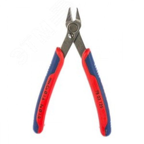 Бокорезы прецизионные ElecTronic Super KNips резка - мягкая проволока 02-16мм проволока средней твердости 1мм L=125мм высокочастотная закалка режущих кромок до 60HRC INOX - инструментальная сталь 2-компонентные рукоятки