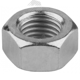 Гайка DIN 934 М10 шестигранная класс прочности 6 покрытие цинк