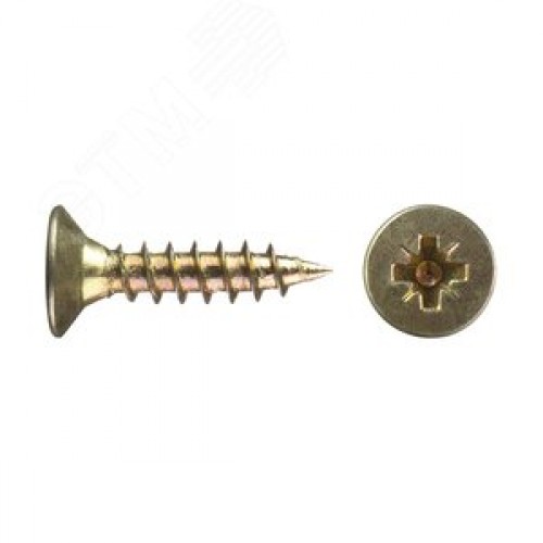 Саморез универсальный 2.5х16 желтый цинк 500 шт