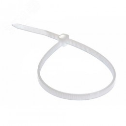 Стяжка нейлоновая 7.6х400 белый (100 шт.)