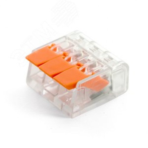 Клемма монтажная компактная 3-проводная,