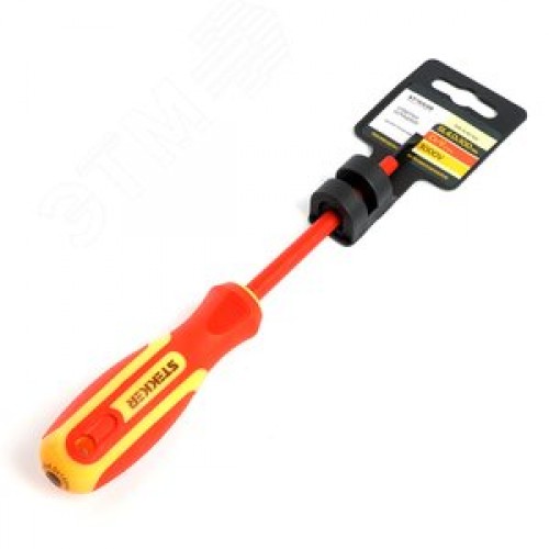 Отвертка шлицевая SL4х100 1000В диэлектрическая