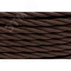 Ретро провод 2х1,5 Коричневый (матовый) 150м