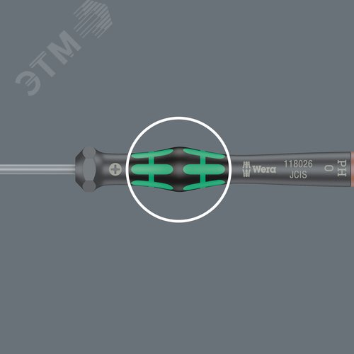 Отвертка крестовая 2050 PH Micro для прецизионных работ PH 00X60 мм