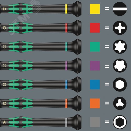 Отвертка крестовая 2050 PH Micro для прецизионных работ PH 00X60 мм