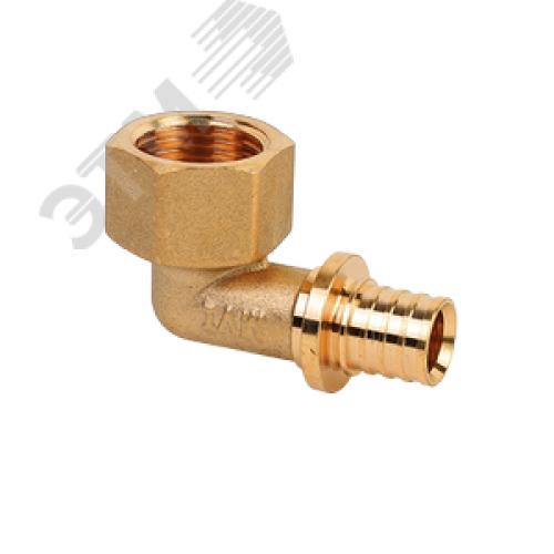 Угольник 20х3/4'ВР переходной с внутренней резьбой, аксиальный, латунь