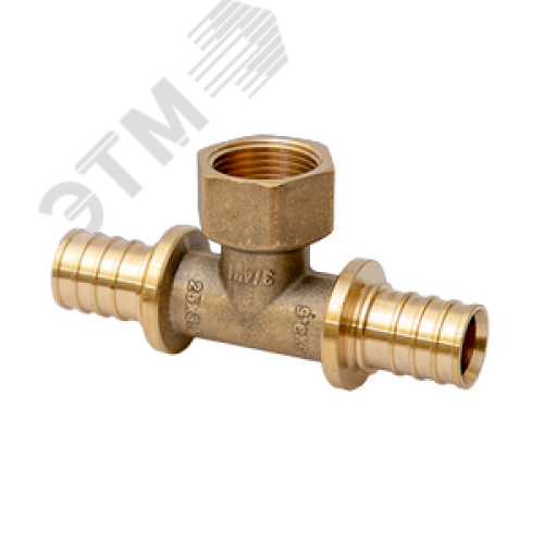 Тройник 25х3/4'Вх25 переходной с внутренней резьбой, аксиальный